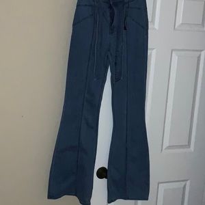 New with tags Express Bell flare super high rise soft jeans